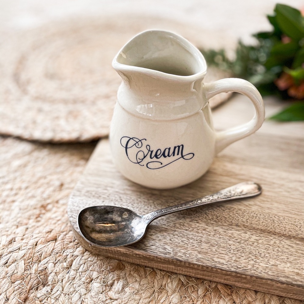 Vintage Cream Decanter